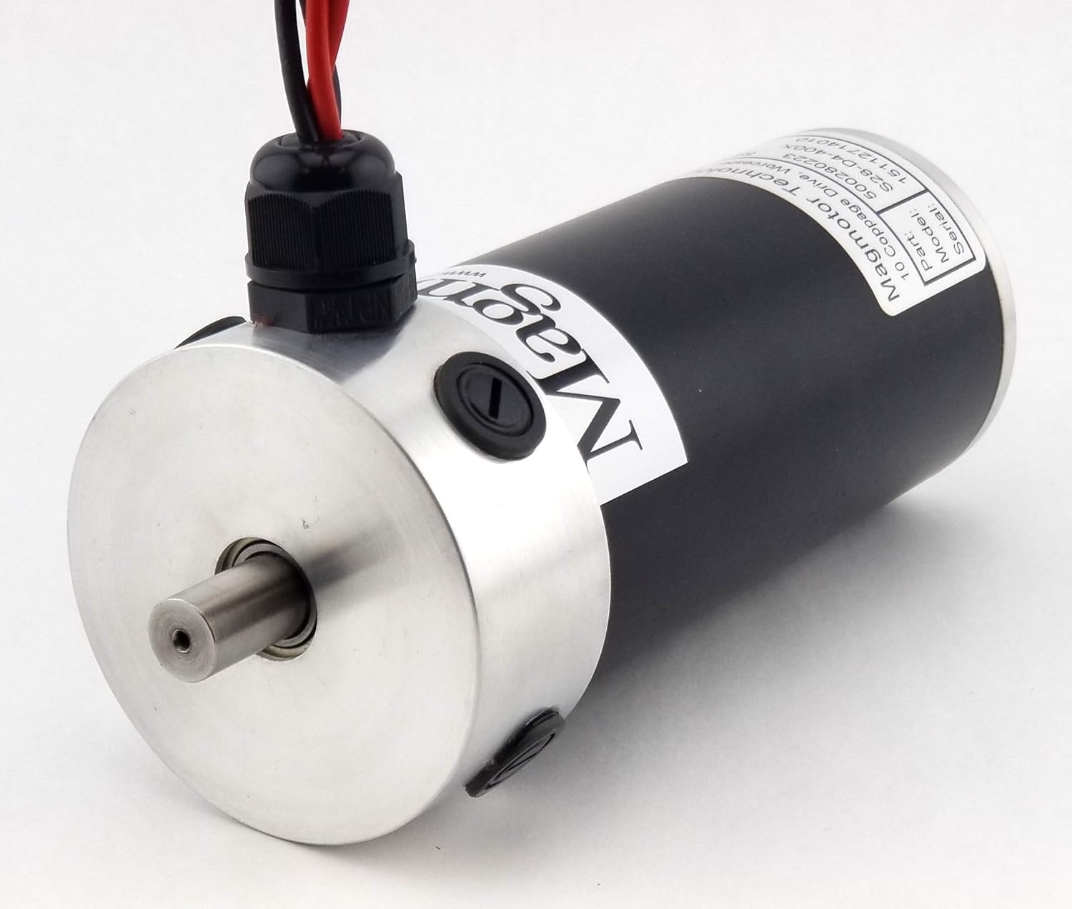 Brushed Motor - Magmotor, S28-D4-400X, 500280223, Combat Motor, 24 VDC, 5000 RPM, Brushed DC Motor, DC Electric Motor