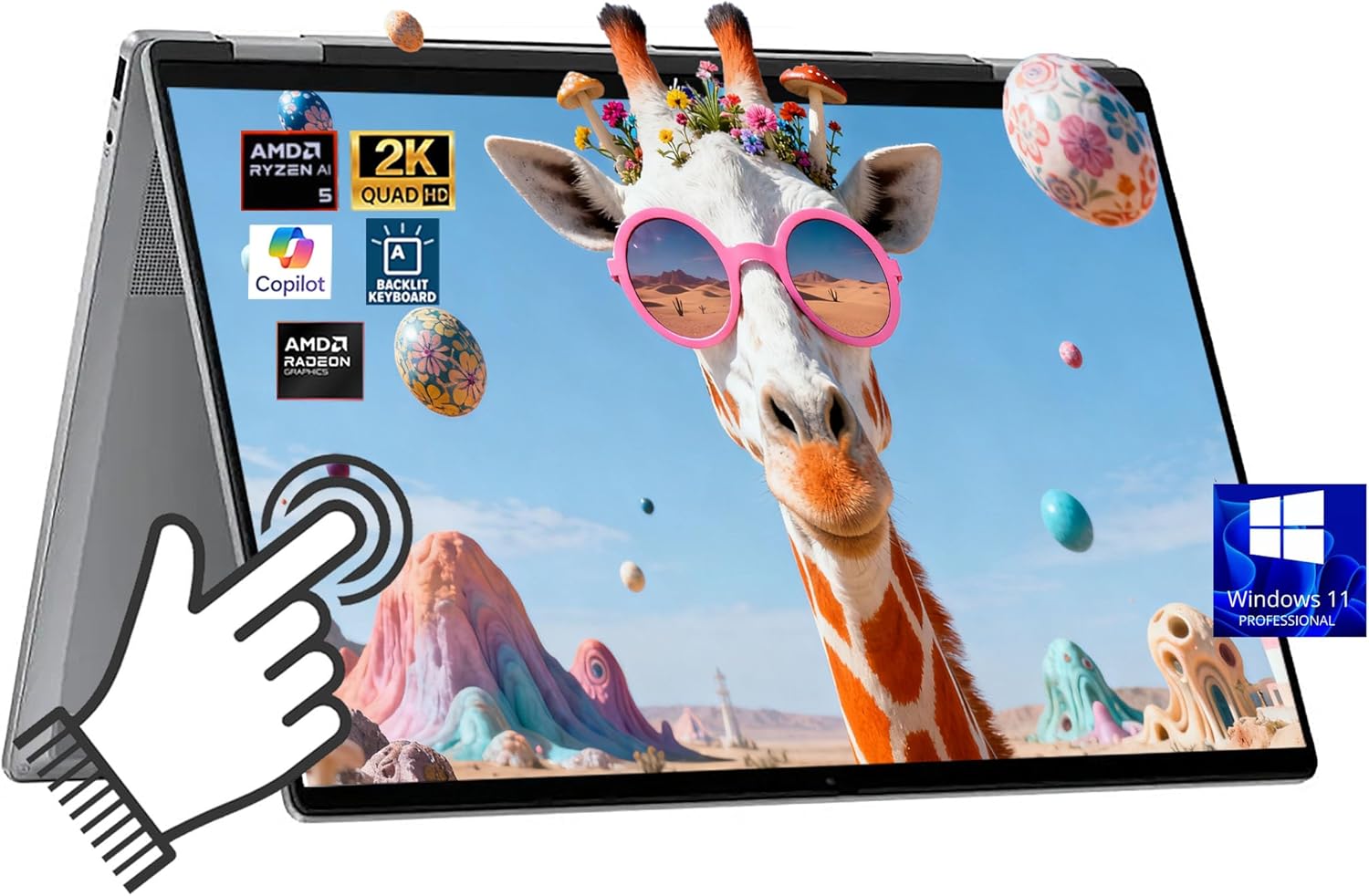 HP OmniBook X Flip 2 in 1 Touchscreen Laptop (Next Gen Envy x360), 16