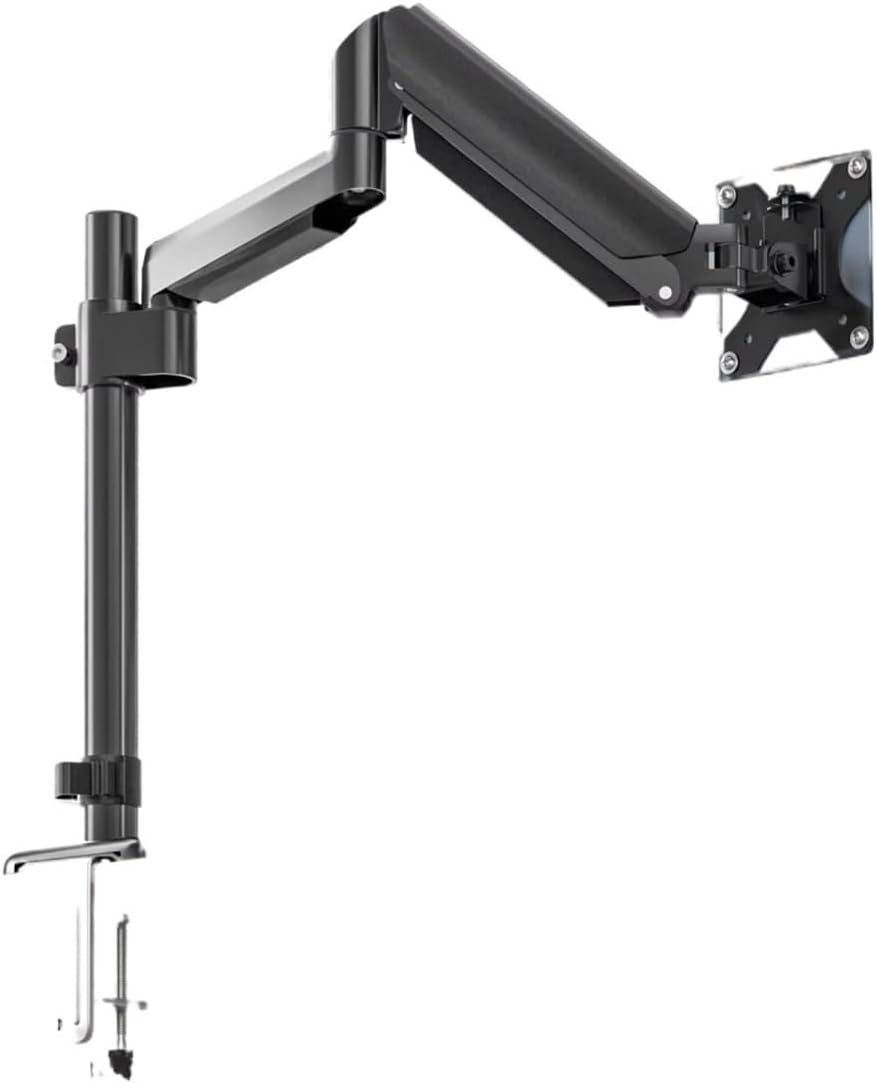 Desktop Monitor Stand Suitable for 13-32 inch Screens, Single-arm Monitor mounting Bracket, Height Adjustable, Load Capacity 0-10 kg