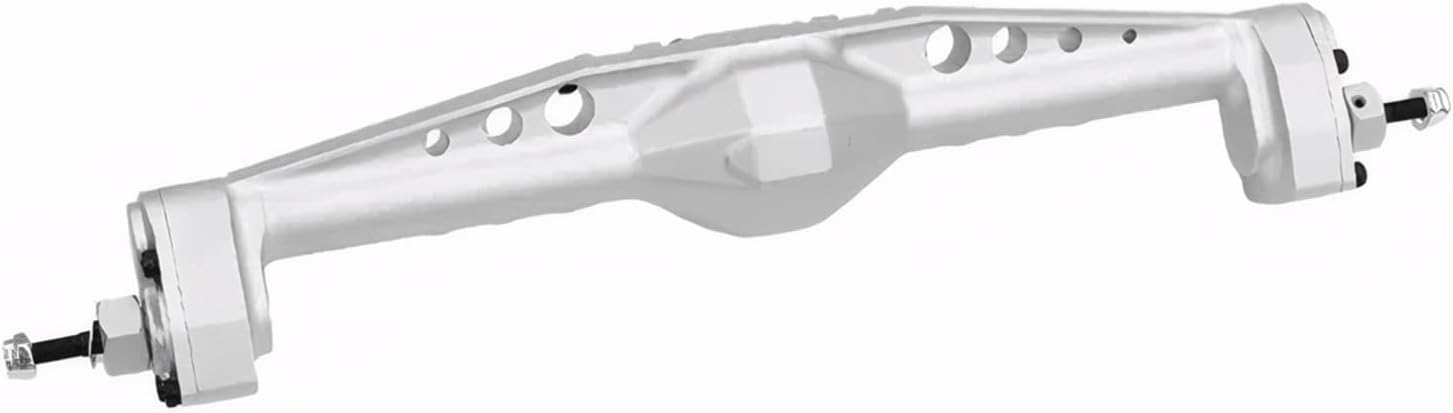 RC Vehicle Axles Compatible with Axial for Capra AXI03004 for LCG 1/10 RC Crawler Car Upgrade Parts Aluminum Alloy Front Rear Portal Axle with Servo Mounts(Color2,Front Axle and Rear Axle)