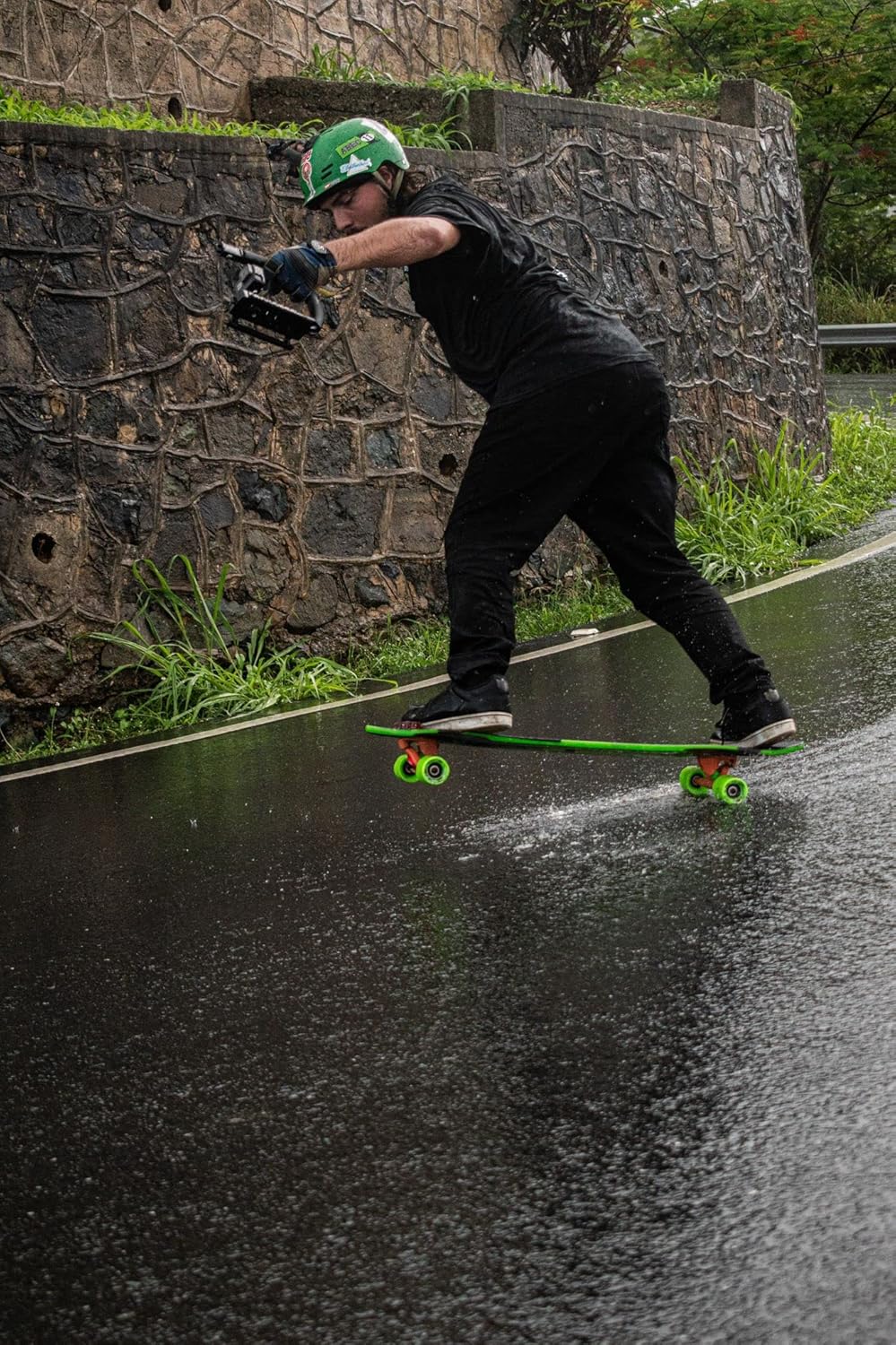 Longboard Skateboard, Freestyle Cruiser, Waterproof and Wood Construction, Cruise Skateboard and Longboard Decks, Lightweight Build (Outlaw Deck Only)