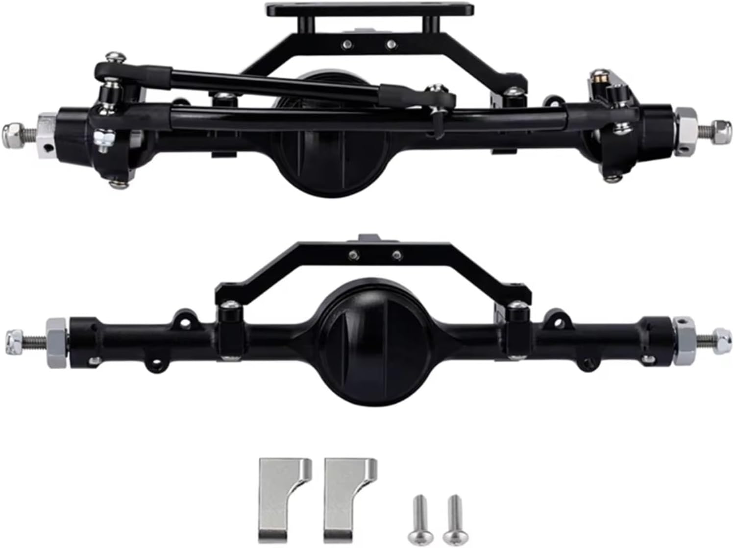 RC Axle Models For Gelande II TF2 D90 D110 For Yota 1/10 CNC Aluminum Alloy Front Rear Axle RC Crawler Car Upgrade Parts Model Accessory(1set)