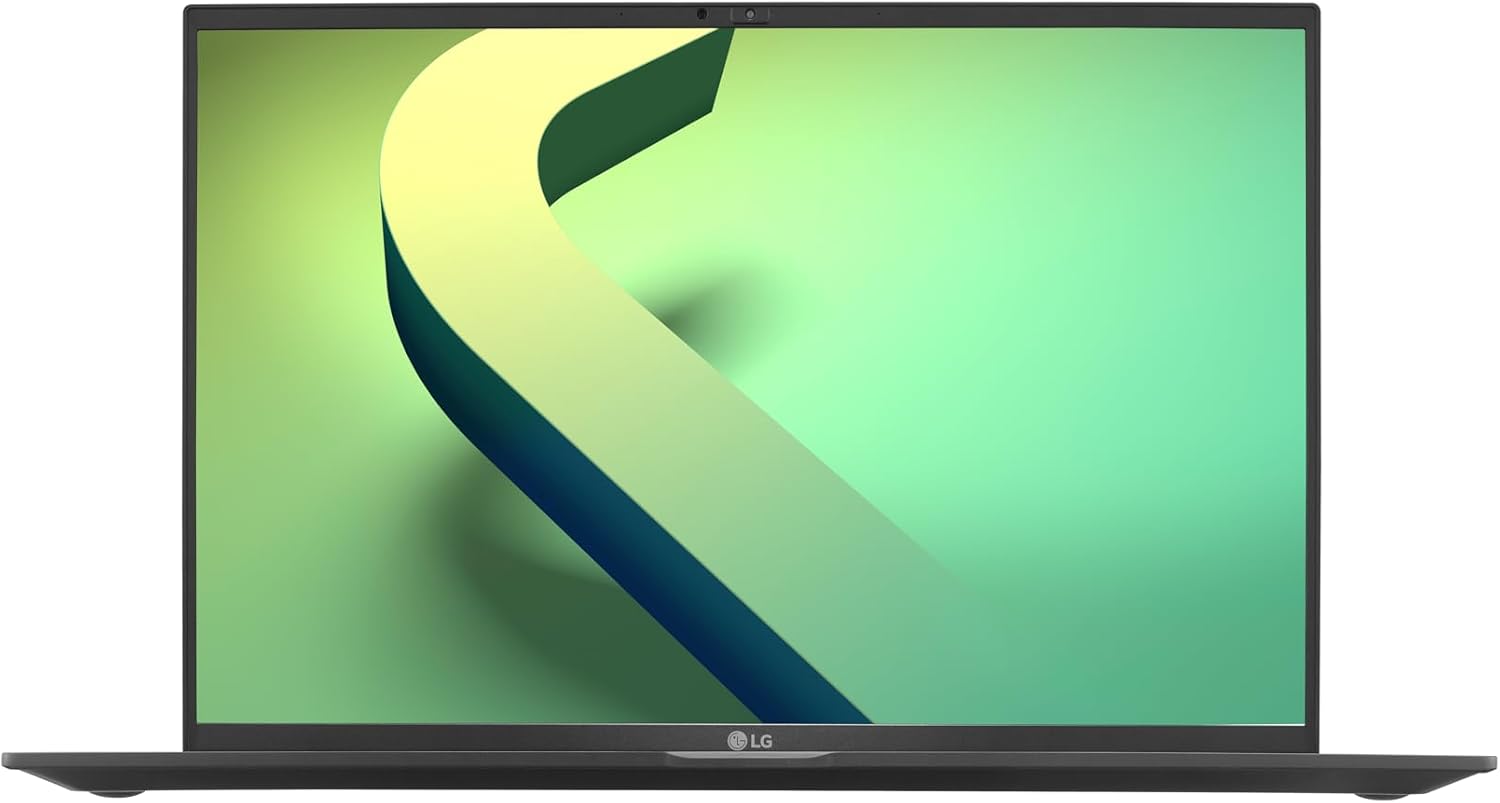 LG 16Z90Q-N.APB7U1 16'' Black 16:10 WQXGA Gram Laptop with Windows 11 Pro, 16GB LPDDR5, & 1TB Dual SSD Slots
