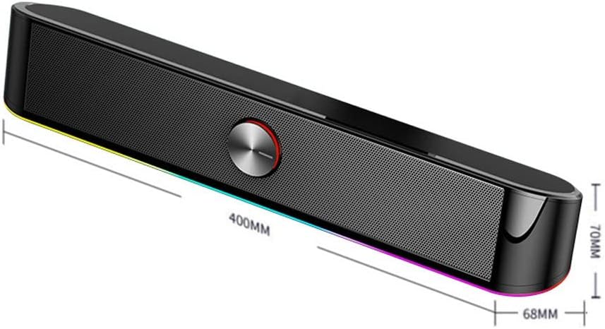 Computer Speakers, USB Powered PC Speaker, USB Aux-in Connection PC Speakers for Desktop,Monitor,Gaming,Laptop