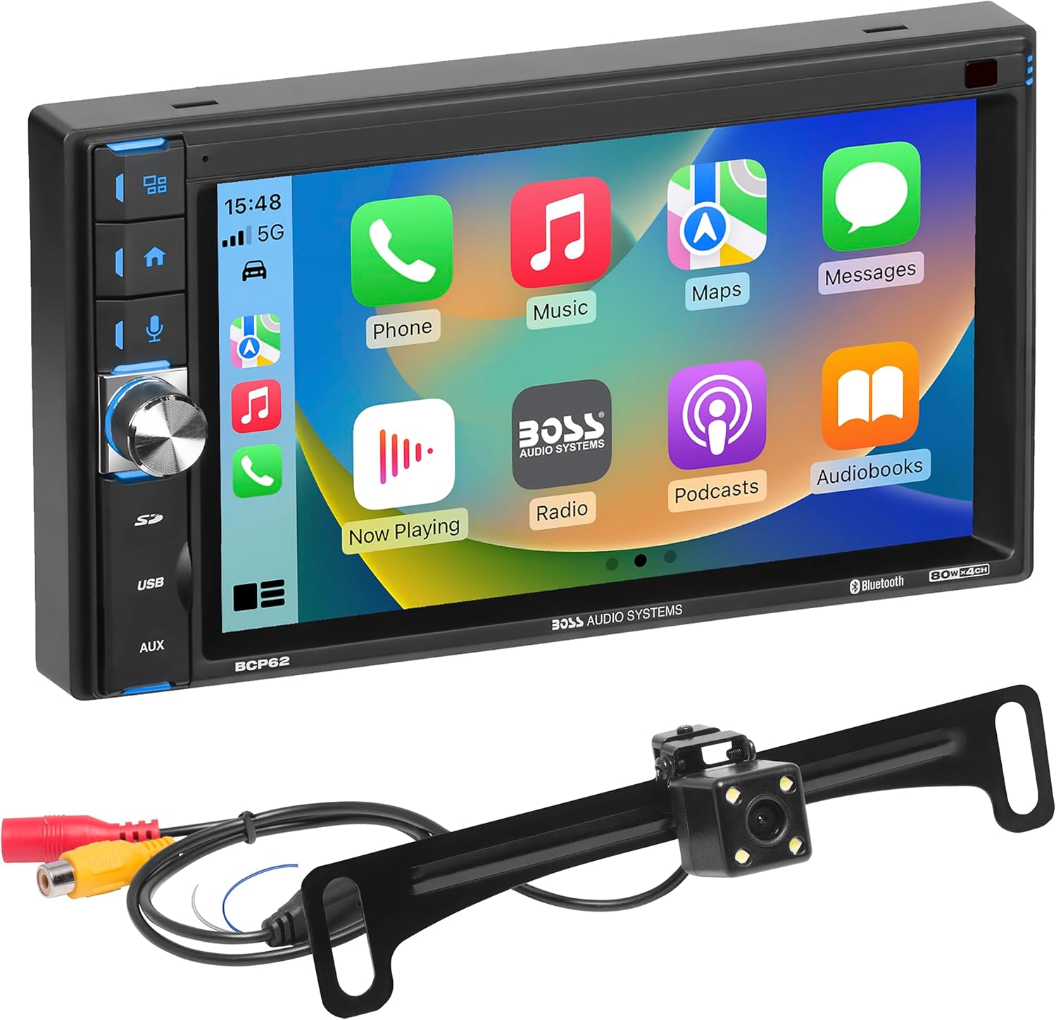 BOSS Audio Systems BCP62-RC Car Stereo - Apple CarPlay