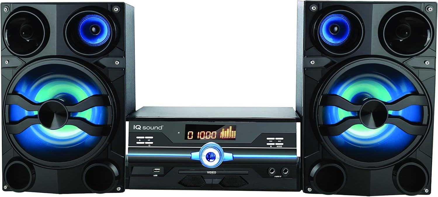IQ Sound IQ-9000BT Premium 160W Hi-Fi Audio System with Bluetooth