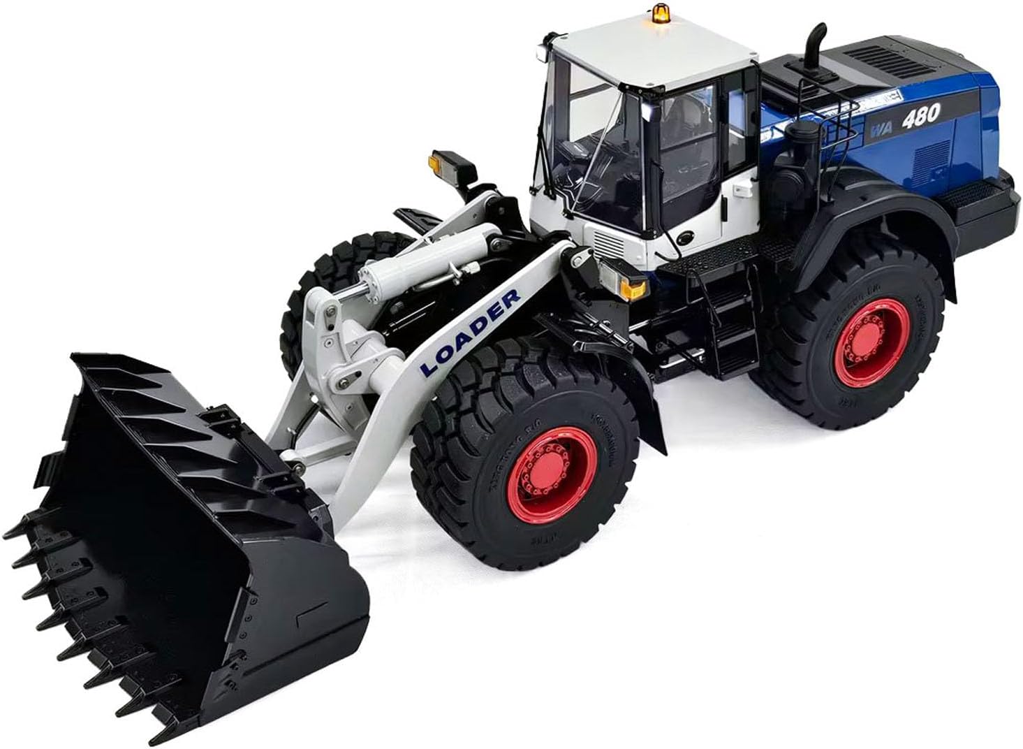 TOUCAN RC HOBBY 1/14 RC Metal Hydraulic Loader WA480 Electric Construction Vehicle RTR Axle Locks Wheel Hub Reduction Quick Coupler Flysky Radio