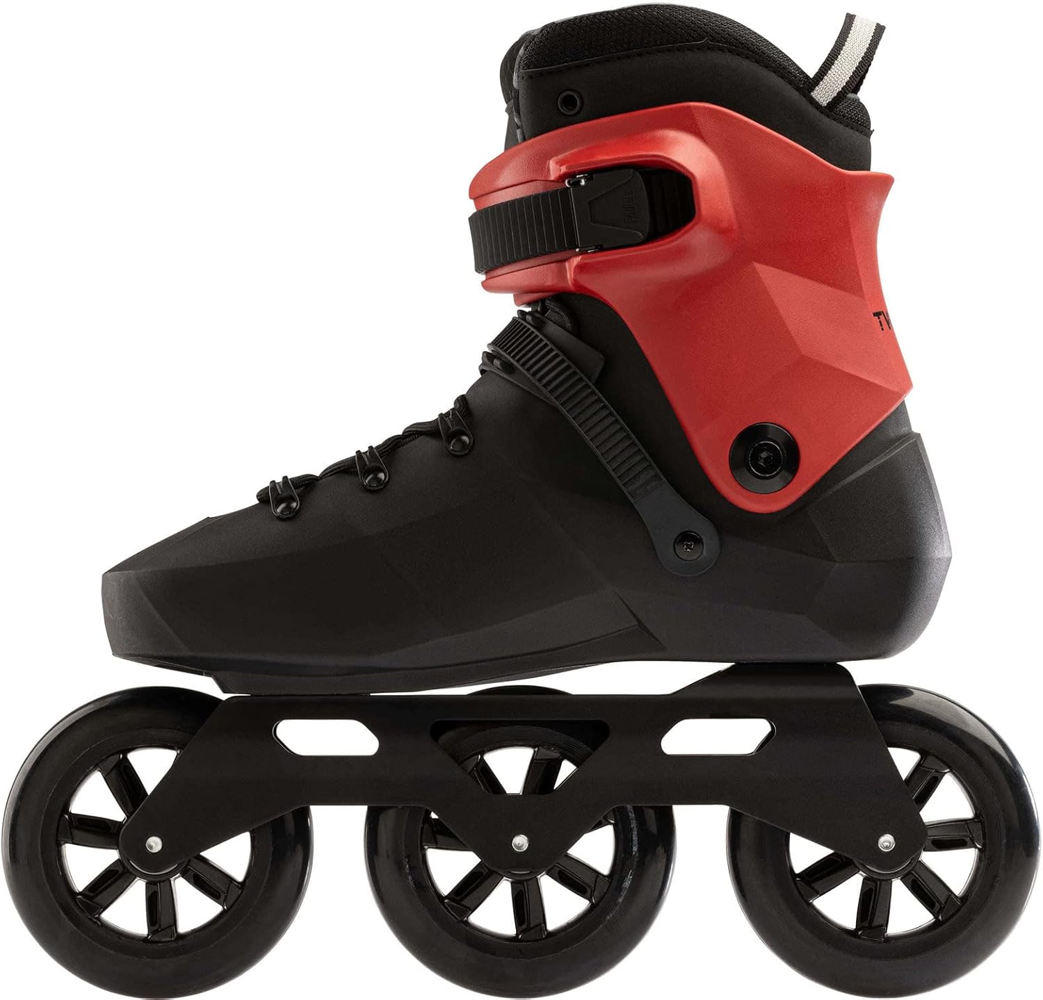 Rollerblade Twister 110 Unisex Adult Fitness Inline Skate, Black/Red, Urban Performance Inline Skates