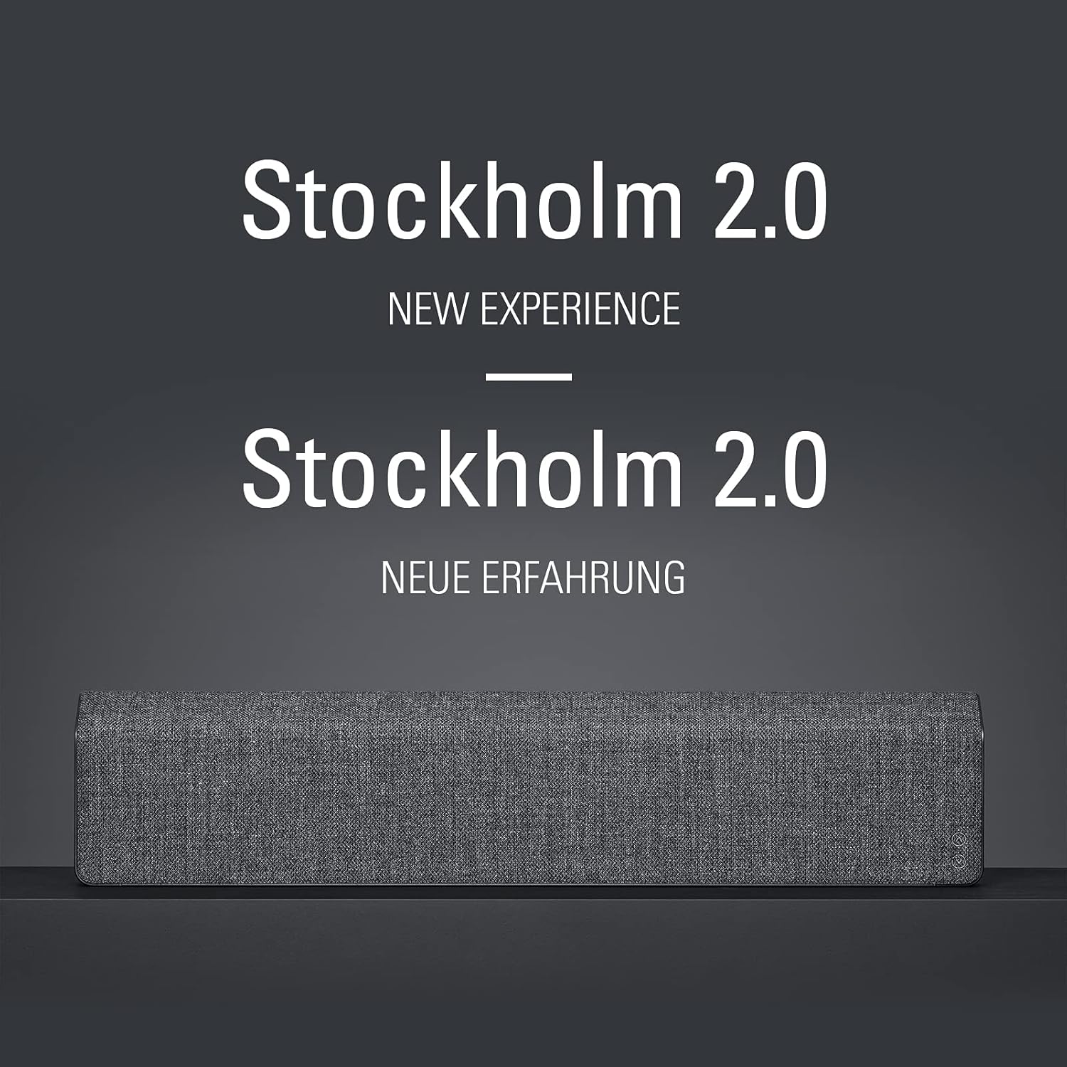 Vifa Stockholm 2.0 Bluetooth Soundbar, Nordic Design Soundbar, Highend Audiophile Speaker, High Performance Wireless Speaker with Smart APP Multi-Room System (Slate Black)