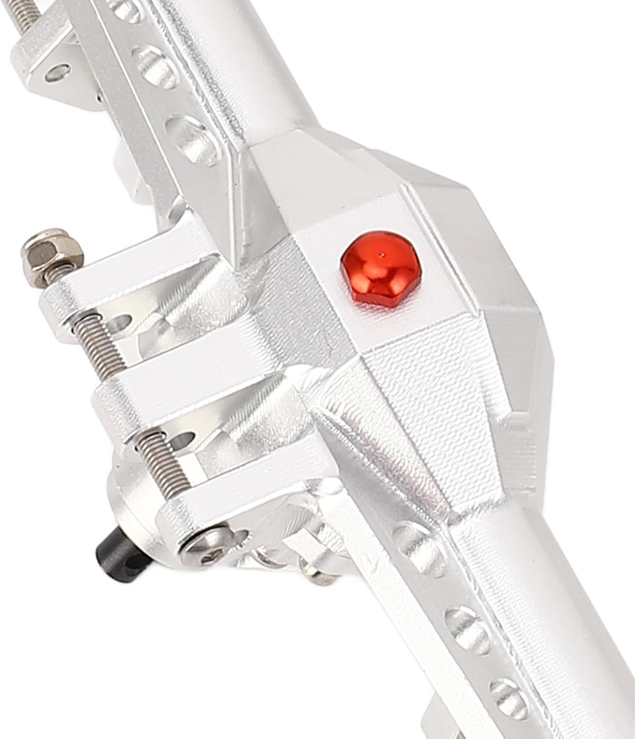 Aluminum Alloy Portal Axle Set, Stainless Steel Metal Front Rear Portal Axle Assembly Adjustable Shock Mount Drive Shaft with Stainless Steel for 1/10 RC Crawler