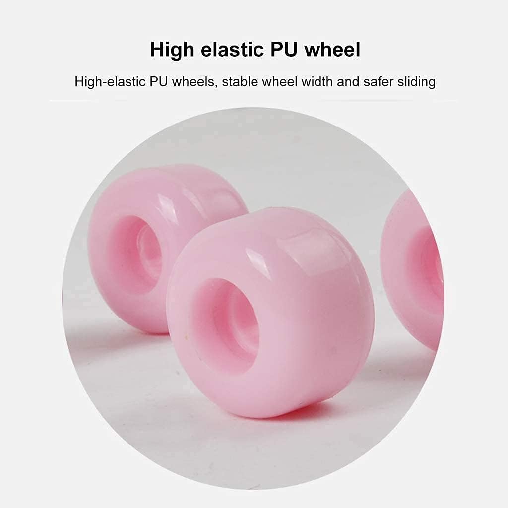 Four-Wheel Skateboard Full Set of Double Rocker Skateboard Professional Skateboard Maple Leaf Skateboard Suitable for Adults Teenagers and Children 79X19cm