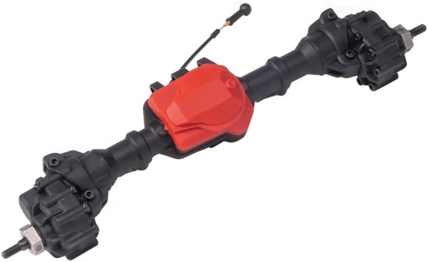 DIY Nylon Portal Axle Differential Lock Kit Compatible with 1/10 Scale RC Crawler Chassis(Front and Rear)