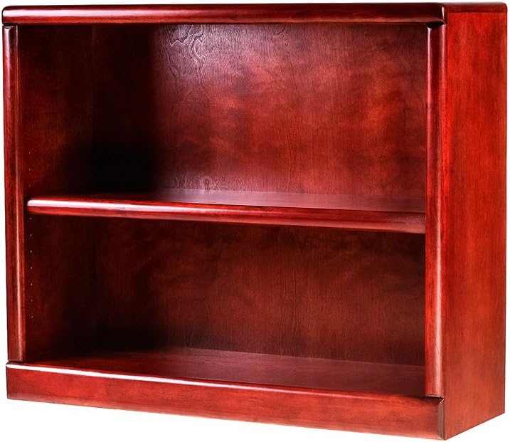 FOREST DESIGNS Bullnose Alder Bookcase : 36W X 60H X 13D Whitewash Oak