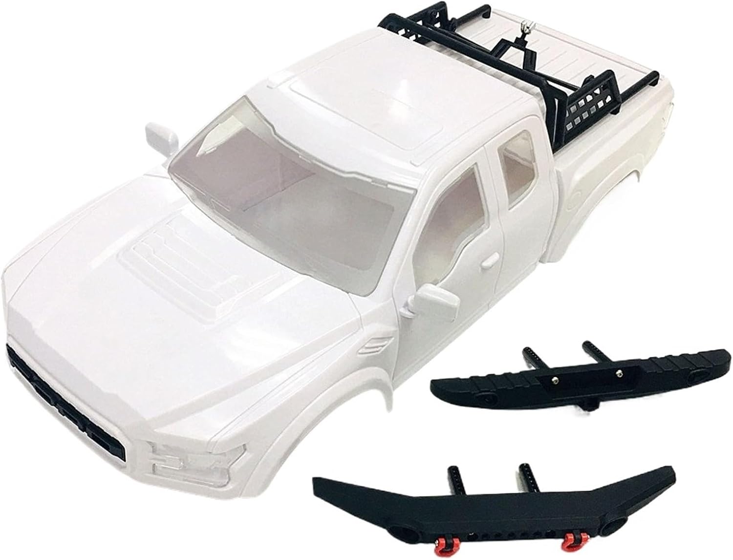 Rc Car Parts for Traxxas for TRX4 for KYX for Racing for Ford Hard Body with Bumper Spare Tire Rack 325mm Body Shell RC Parts Crawler Car Decoration