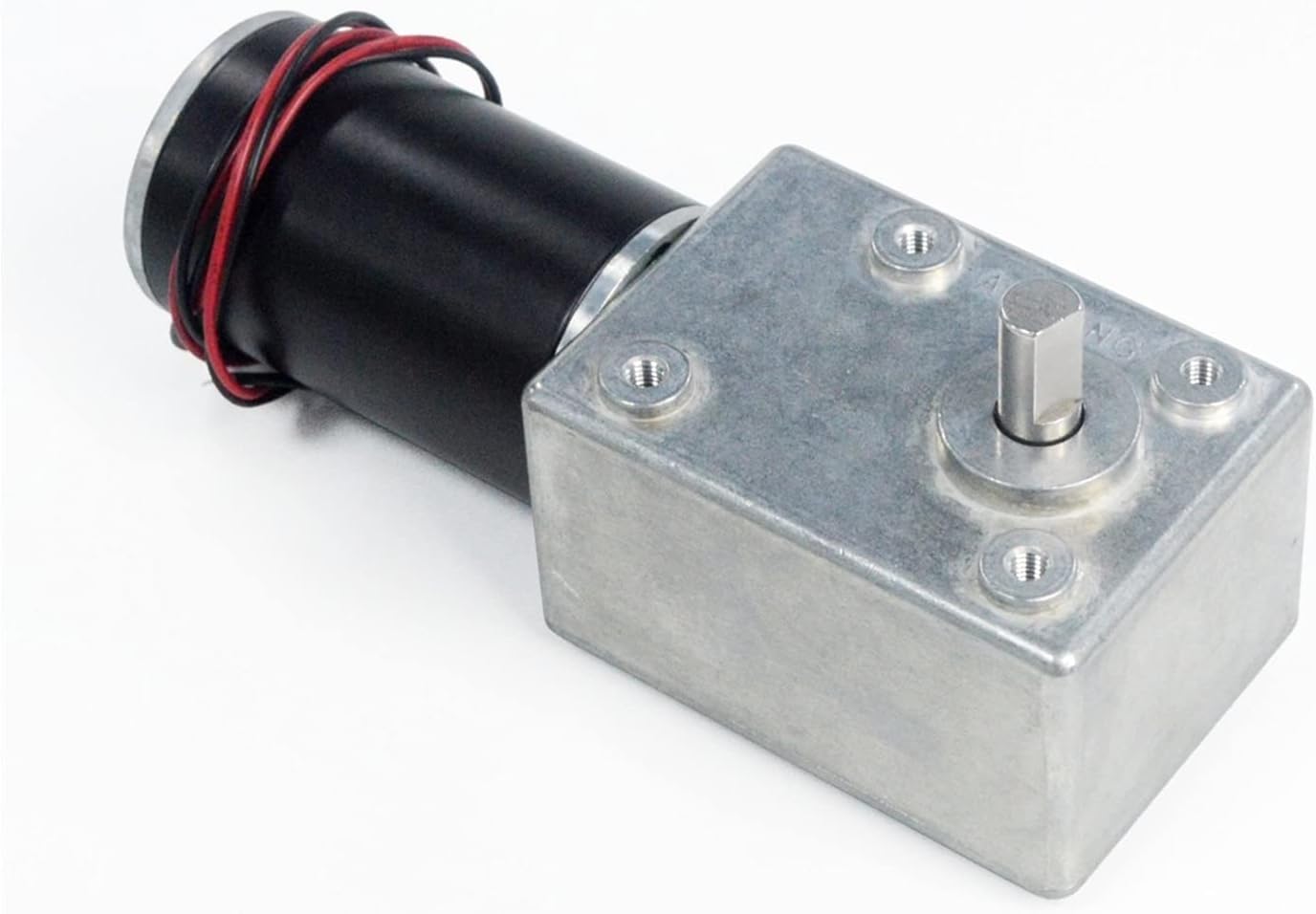 Electric Small Motor 82 * 58mm Gearbox Powerful Worm Gear Motor DC 24V 35RPM Gear Motor Maximum Torque 10N.M High Power 30W Worm Gear Motor (Speed(RPM) : 24V 120RPM)