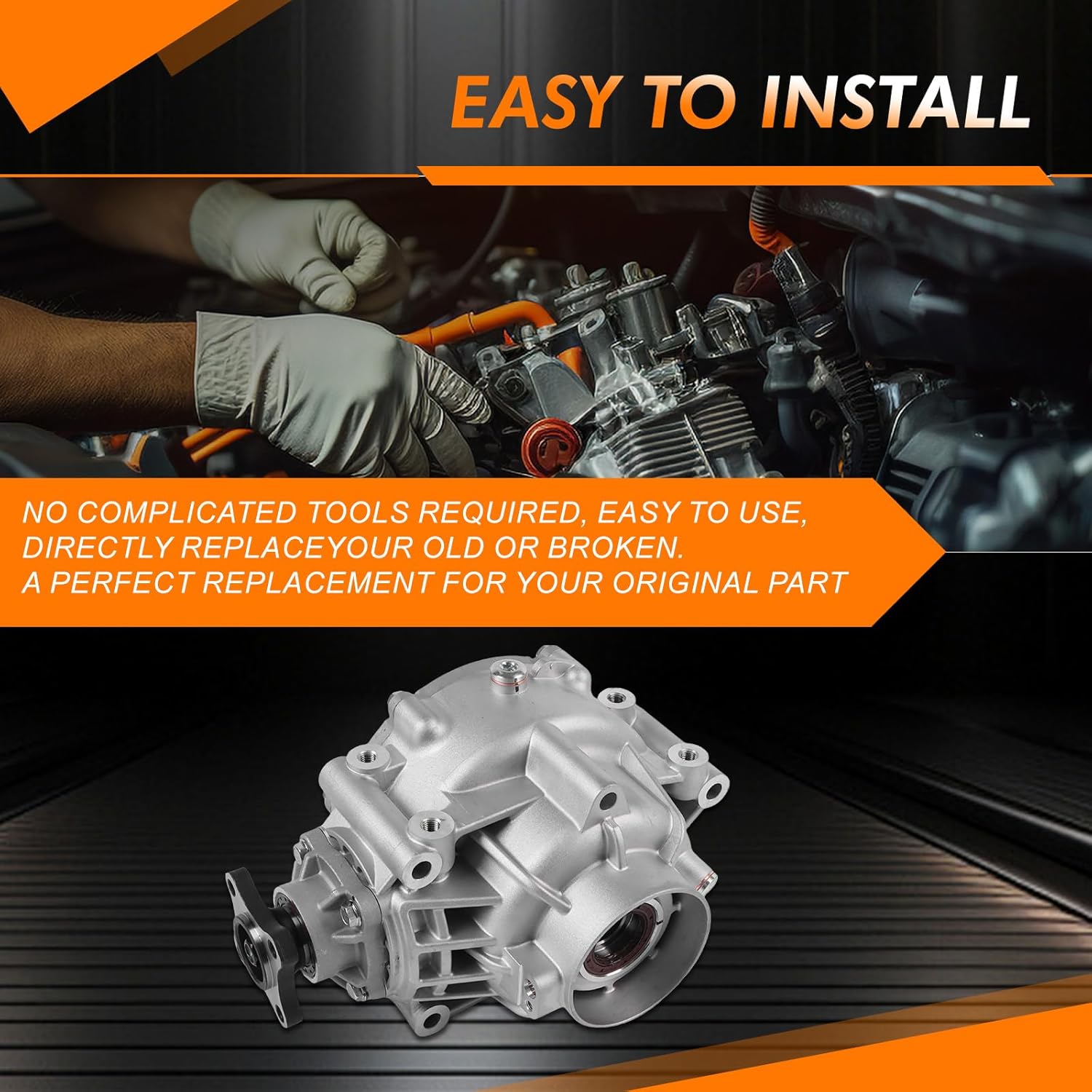 Q860-330000-40002 Rear Diff Gearbox for CFMoto 800 CF500UTV CF1000US-2 500US-EX Aftermarket Part Replace #Q860-330000-40002