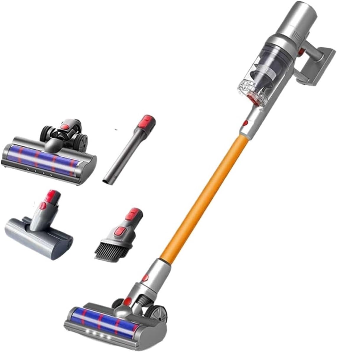 HBFEYSZY Cordless Handheld Vacuum Cleaner, 27000PA, Touch Screen, Smart Dust Sensor, Auto Speed Control for Home Bed Carpet Clean