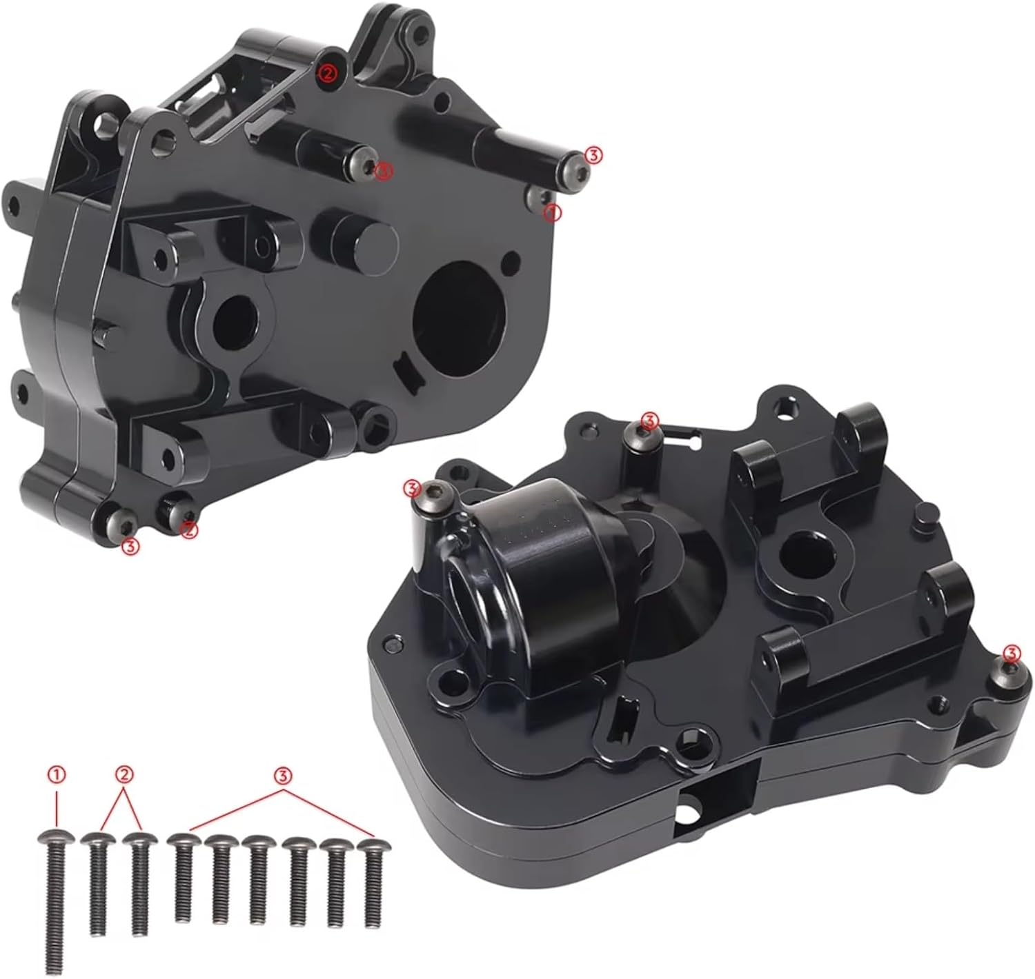 RC Gearboxes For Tamiya For Hotshot II 1/10 For Racing Aluminum Rear Transmission Housing Upgrades Parts Accessories RC Car