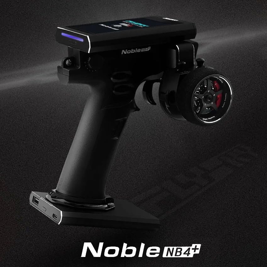 GoolRC Flysky Noble NB4+ 2.4GHz 8CH Radio Transmitter with FGr4S V2 Receiver, AFHDS 3 Protocol Remote Controller with Receiver for RC Car Boat