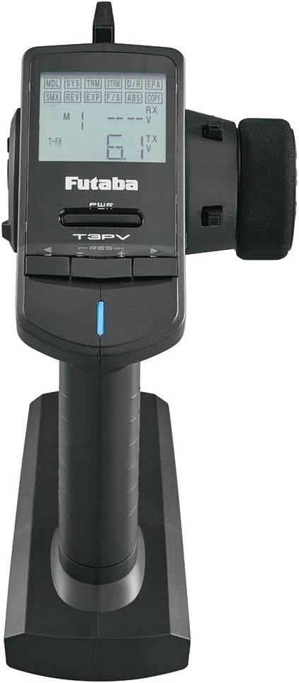 Futaba 3PV Three-Channel Two-Point-Four Gigahertz Computerized Radio Control Surface Transmitter with R304SB T-FHSS Telemetry Receiver