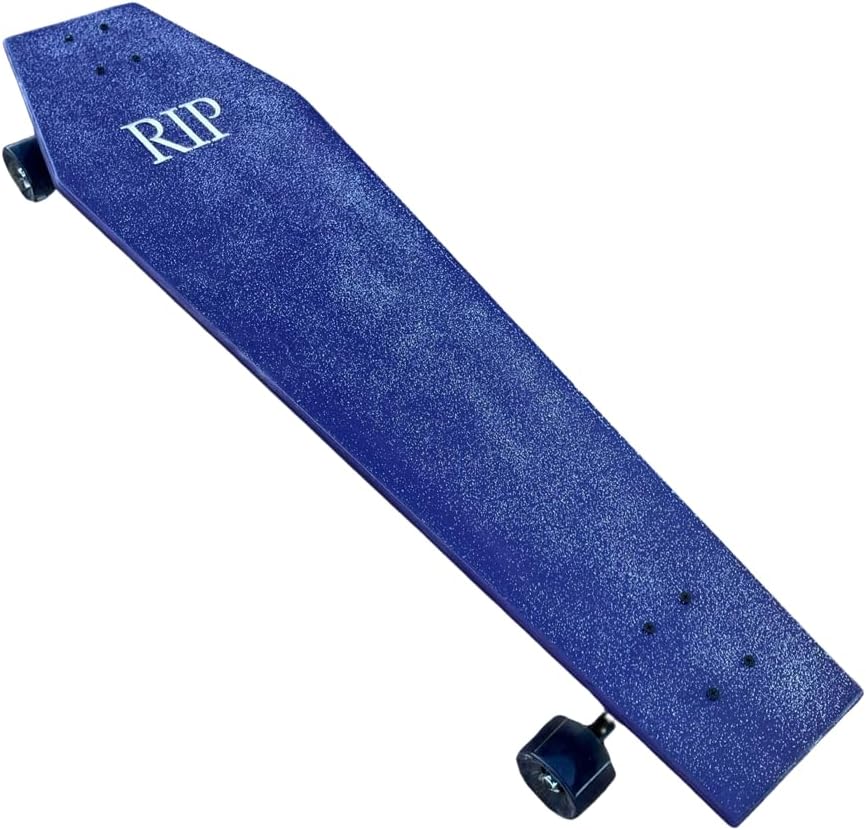 Coffin Death Tarot Purple Skateboard | Longboard | 42x12 | Coffin Croozer