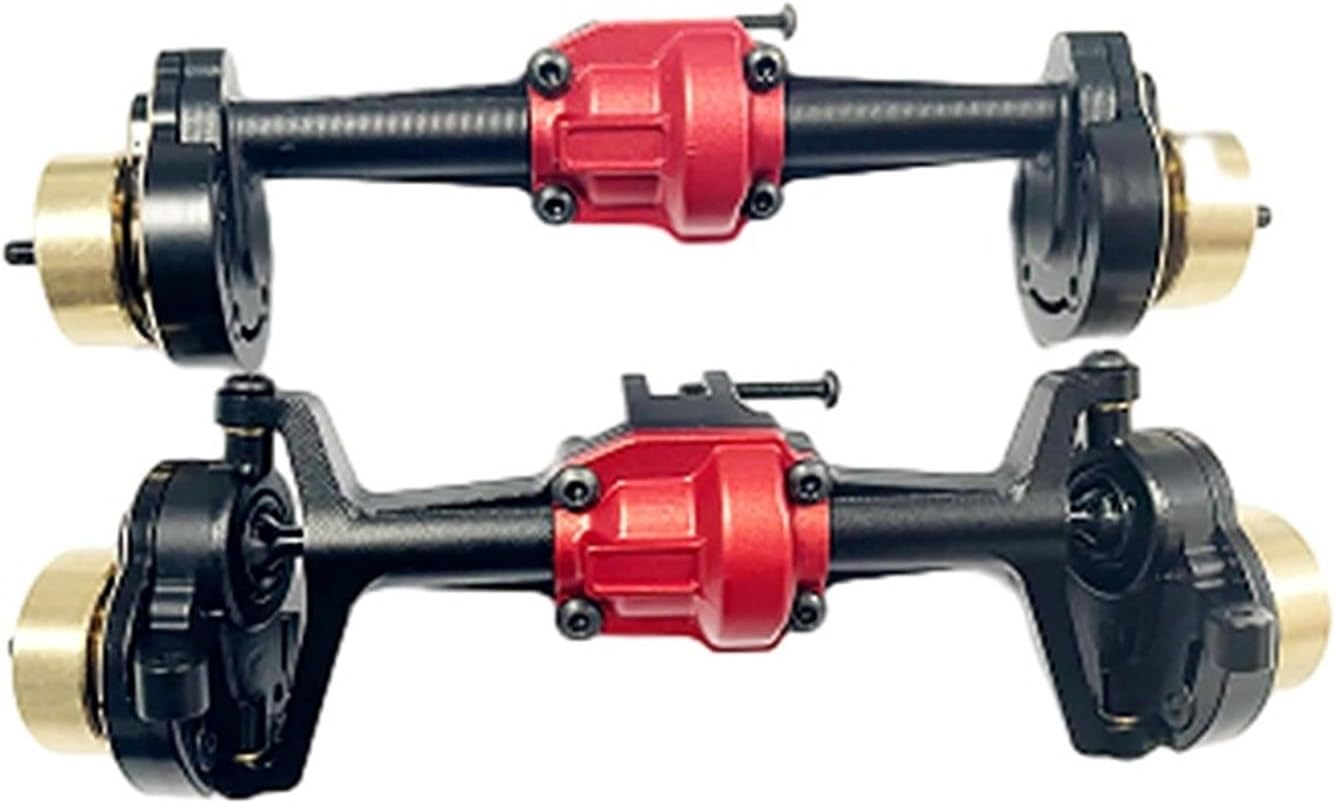 RC Vehicle Axles Compatible with Hobby for Plus for CR18P 1/18 RC Crawler Car Aluminum Alloy Portal Axles Off-Road RC Upgrade Accessories