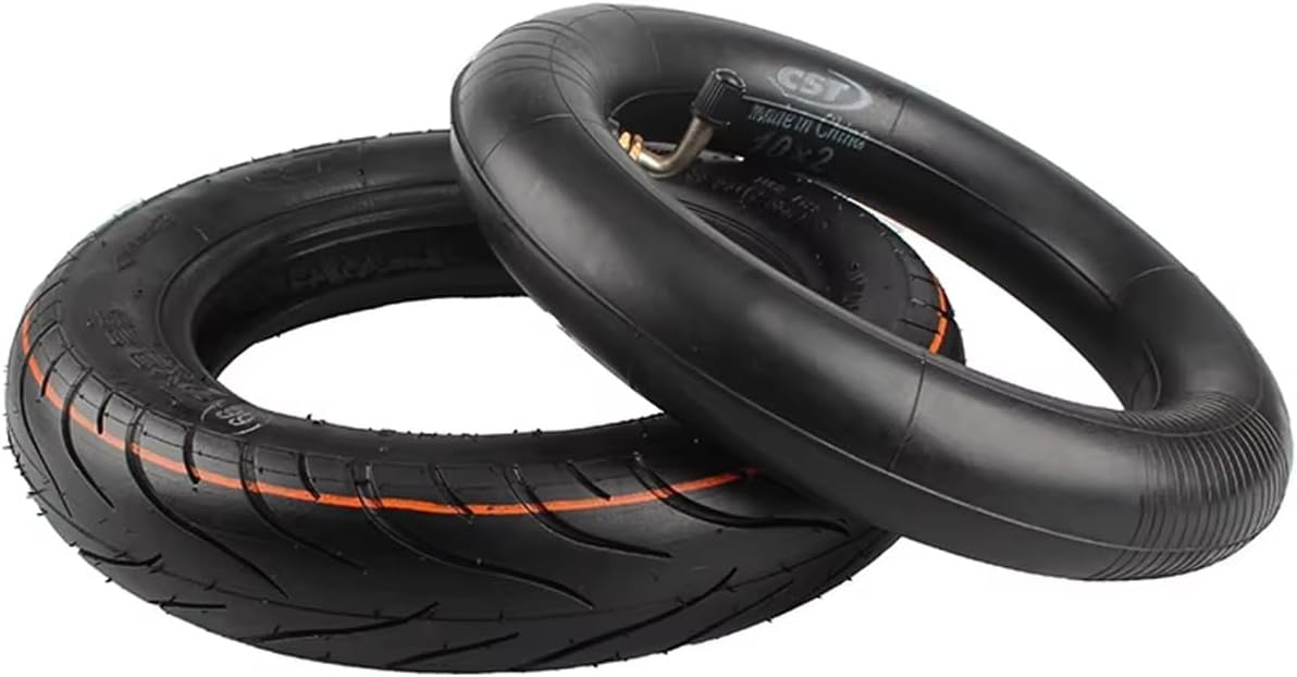 10-Inch Tire with Inner Tube for Electric Scooter - Replacement for Trike, Bike, Kids Bike, and Tricycle (2pc)