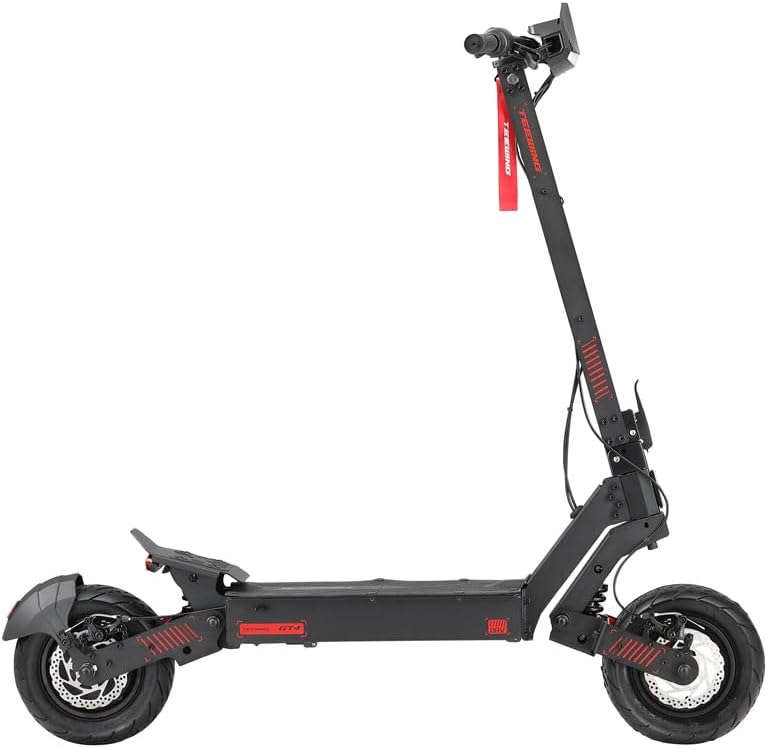 GT4 Electric Scooter Max 43.5 Miles and 43.5 Mph Speed Power by 2400W Motor, Foldable Electric Scooter for Adults with 11 Inch Road Vacuum Tires