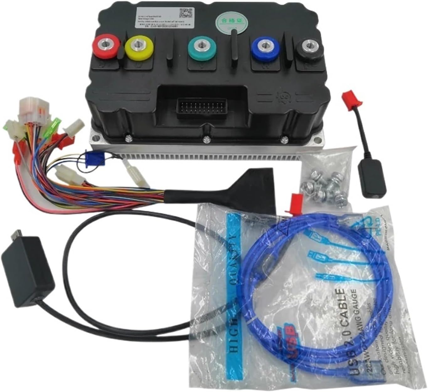 Fardriver Controller Motor 10000W 12000W 72V-96V Programmable BLDC with for Electric Scooter(961200 with Bt)