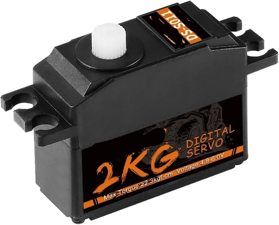 1/5/10/20pcs 2KG Metal Gear Digital servo Waterproof Suitable for 144001 12428 124018 Mn99s Mn86 1/12(20PCS Plastic 2KG)