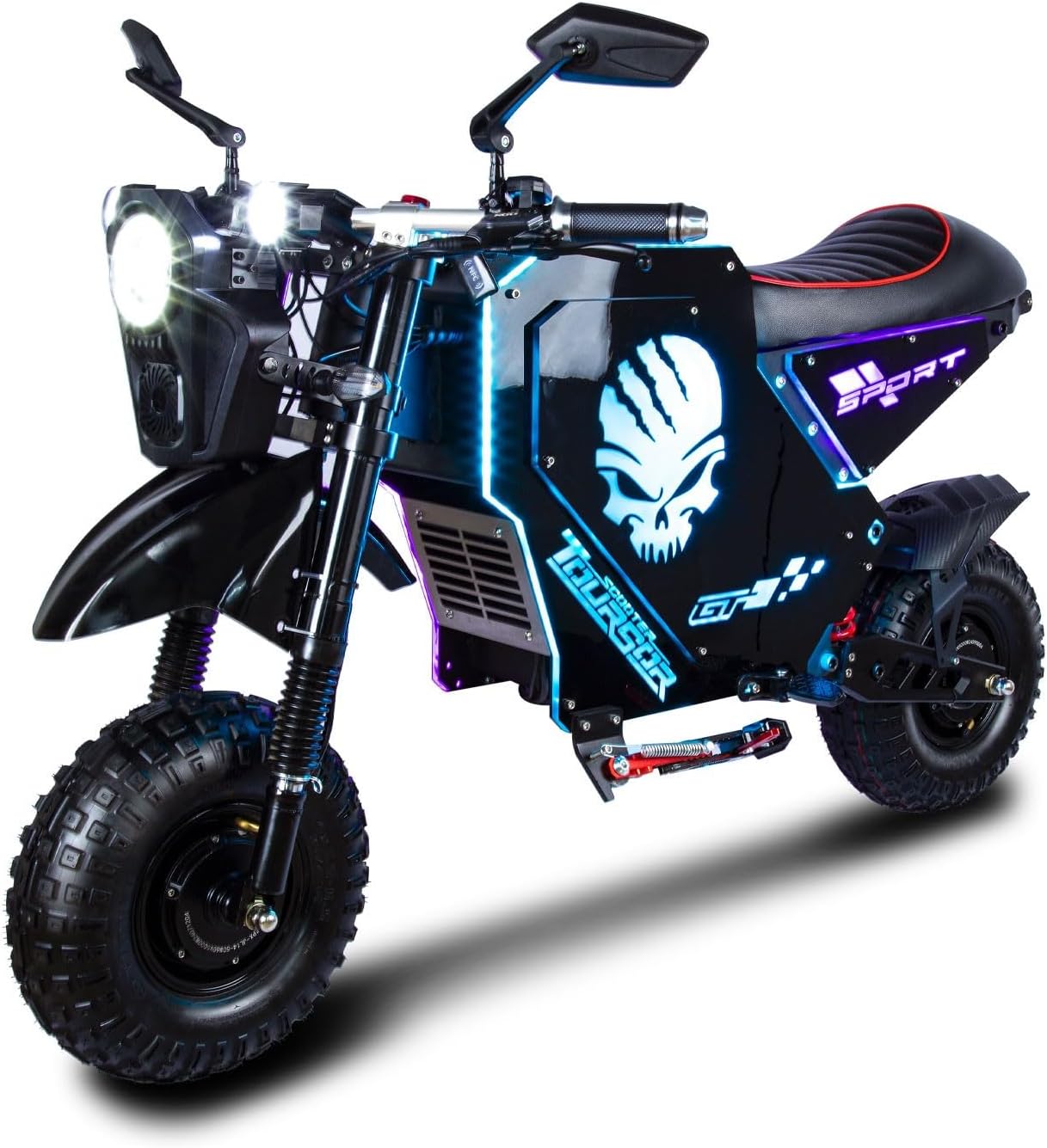 72V Adult Electric Motorcycle,10,000W Dual-Drive High-Speed JL Motor,50A Long-Range Lithium Battery,62 MPH Top Speed,93-Mile Range