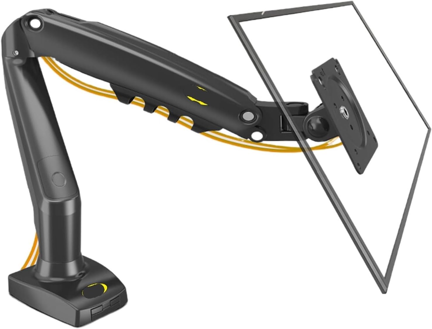 Monitor Stand for 17-32 Inch Screen Single/Dual Monitor Arm Computer Stand Adjustable Height Monitor Stand(F80 B1)