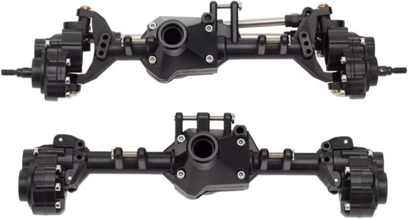 Rc Crawlers Axles For Traxxas For TRX-4 1/10 Metal Integrated Front Rear Portal Axle Housing Set RC Crawler Car Ultimate Upgrade Parts Model