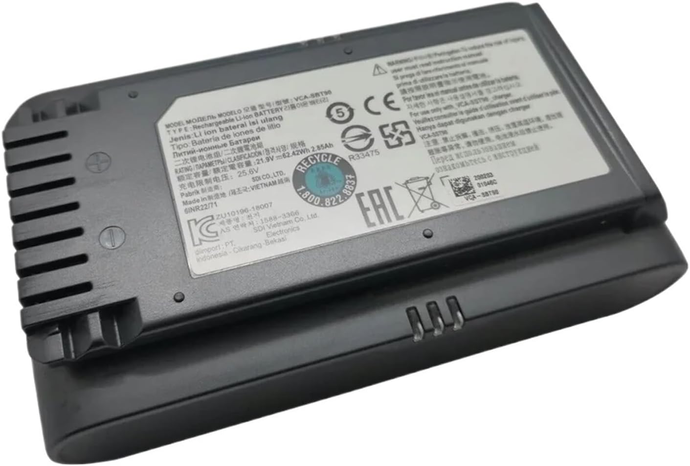 IAQIYOPS Vacuum Cleaner Battery VCA-SBT90E VCA-SBT90 EB VCA-SBTA60，Compatible for Samsung Jet70 Pet Jet90pro Jet75 Jet 60 Handheld Vacuum Battery (Color : VCA-SBT90)