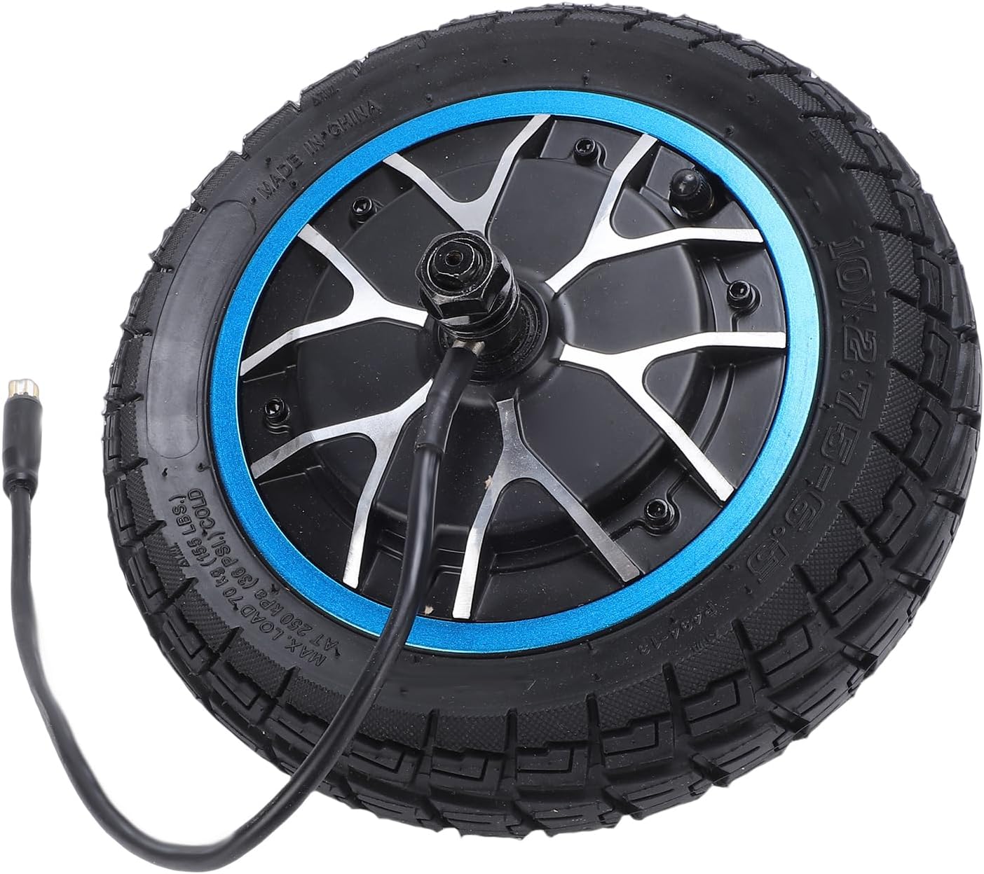 800W Scooter Hub Motor Wheel, Replacement for SmartGyro, 10x2.75 Rear Drive Wheel with Integrated Tire