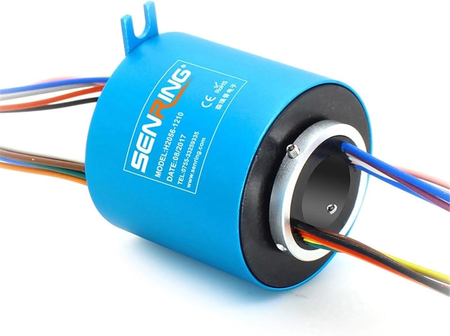 1PCS 6/12 Circuits Models 20mm Through-bore Slip Ring With Compact OD 56mm Precious Metal Contacts(20X56mm 12CH 10A)