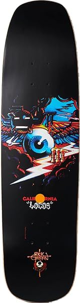 Ca​lifornia Locos Rick Griffin Flying Eyeball Deck 8.25 x 32 - Assembled AS Complete Skateboard