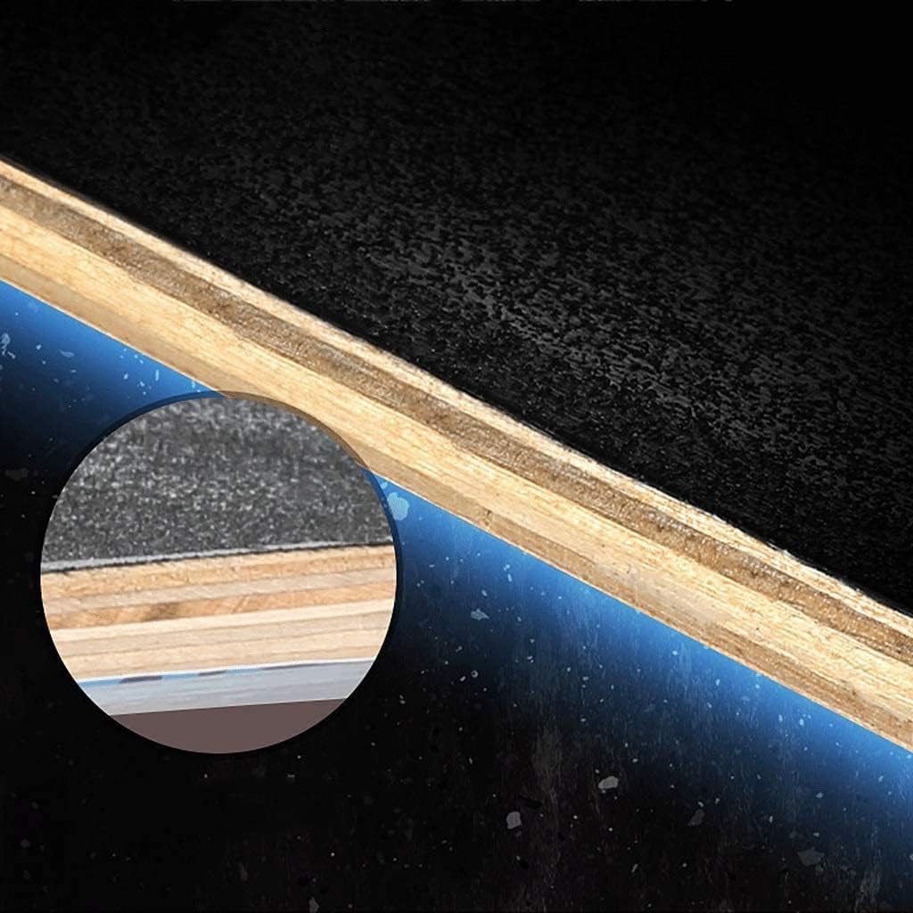 Four-Wheel Skateboard Bilateral Inclined Board Road Skills Maple Skateboard Professional Standard Double Kick Board Suitable for Adults and Young People