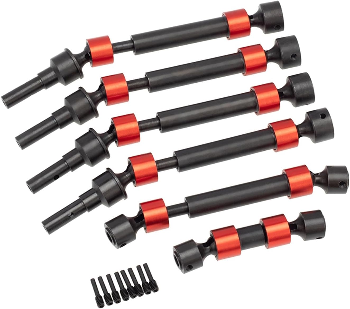 Compatible with Traxxas for E-Revo 2 0 VXL 86086-4 RC Cars Steel Drive Shaft Model Simulator Vehicle Upgrade Part Replacement RC Transmission Shaft(Color1)