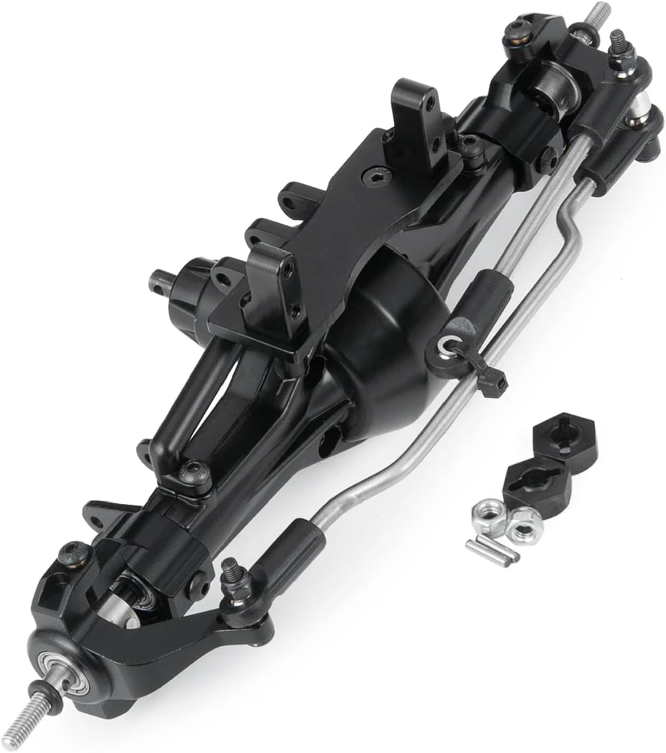 RC Upgrade Accessories for Axial for SCX10 AX90021 1/10 Metal Front Middle Rear 6X6 Axle RC Crawler Car Upgrade Parts Modified Accessories Replacement DIY Parts(1 Set (3pcs))