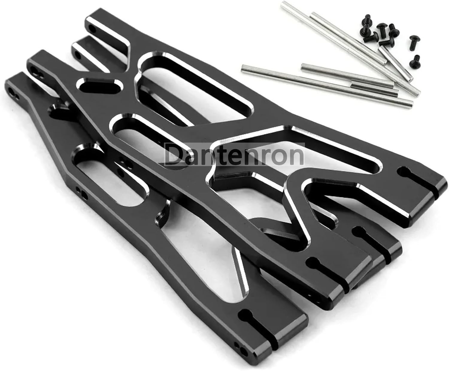 Full Set Kit Upgrade Parts for 1/5 RC Truck Car Traxxas X-Maxx 6S 8S Steering Group,Rear Axle Mount,Swing Arm Gearbox Shell,Caster Block,Steering Cup,Servo Base (Black)