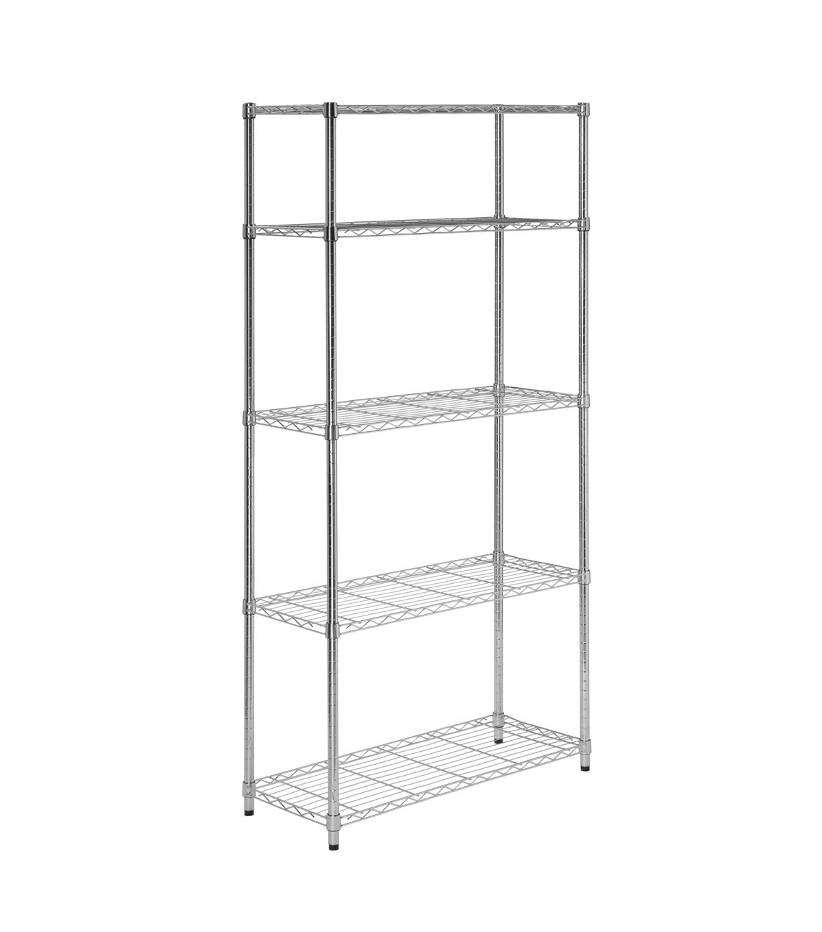 Honey Can Do 36 x 72 Heavy Duty 5 Tier Adjustable Shelving Unit 200lbs