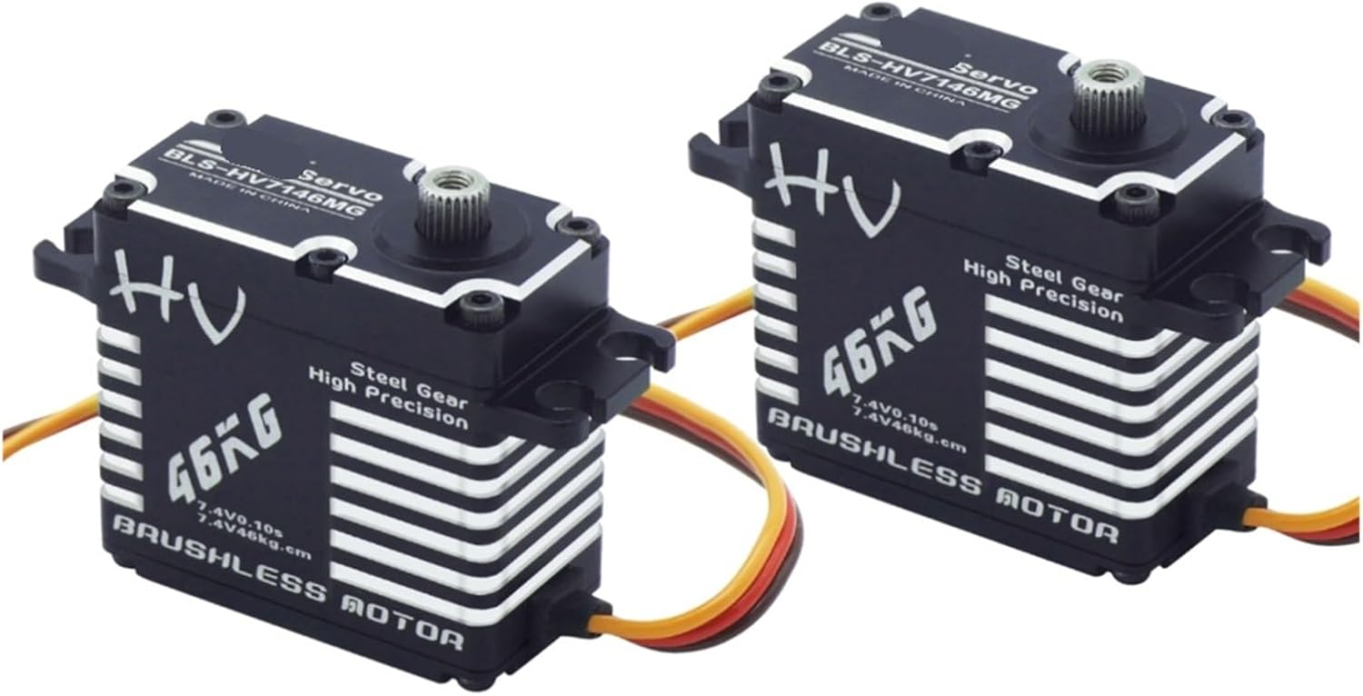 Servo BLS-HV7146MG 46KG Full CNC Digital Brushless Standard Waterproof Servo(2 pcs)