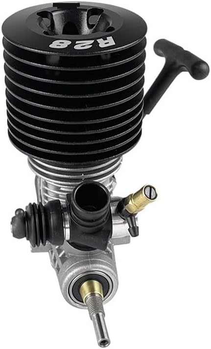 [Replacement Vehicle Parts] Methanol Vehicle Nitro Engine for Rc Car 1/8 Buggy for Monster Truggy for FC 28 Engine 4.58CC Pull Starter Engine Carburetor Replacement [Replacement]
