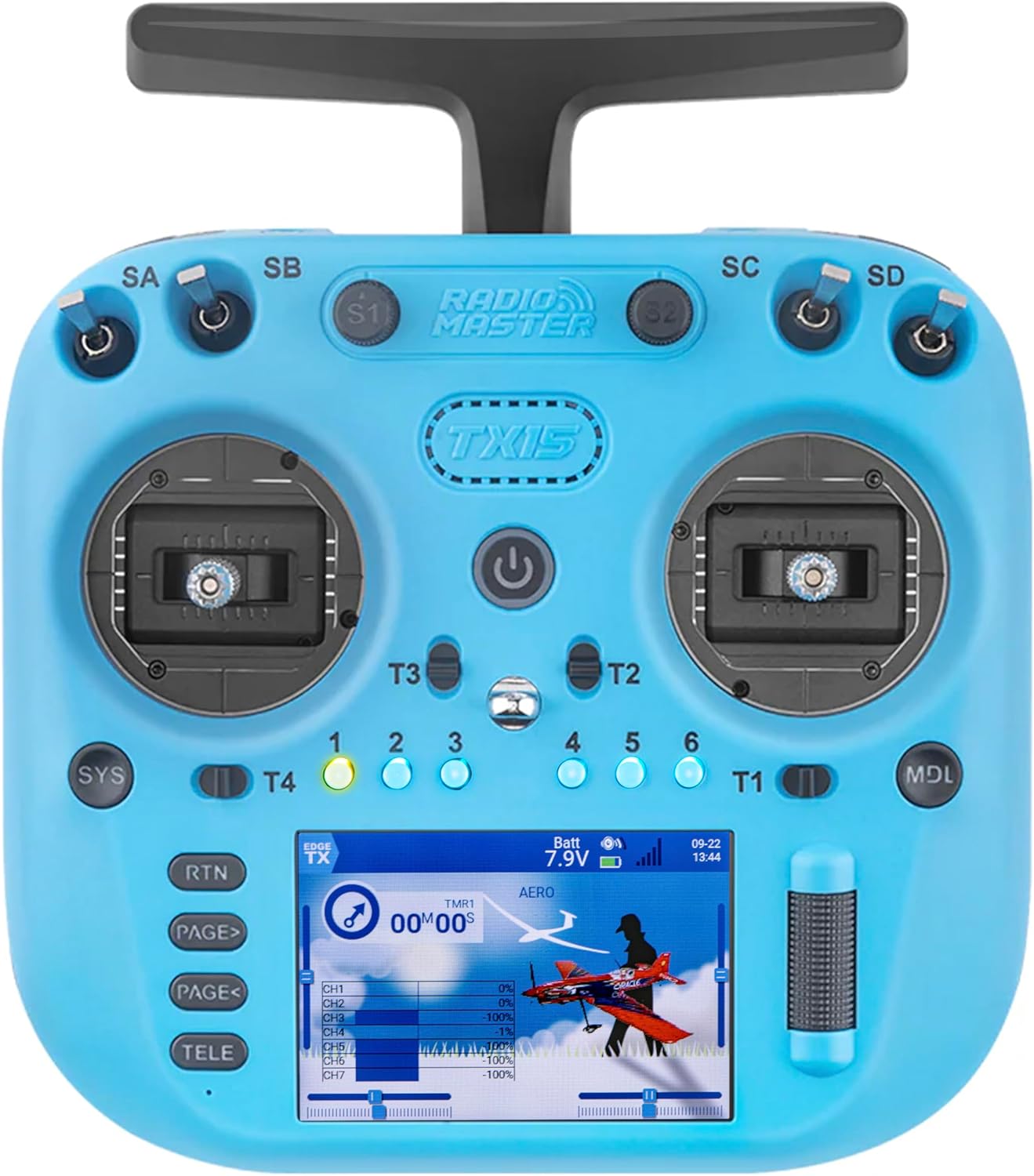 Radiomaster TX15 Radio Controller 2.4GHz 16 Channel EdgeTX Radio Transmitter, with V5.0 Hall Gimbals/3.5