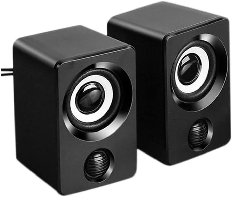 Plug-n-Play Computer Speakers Computer Speaker,USB Speaker Wired Multimedia Speaker for PC Monitor Desktop Laptop