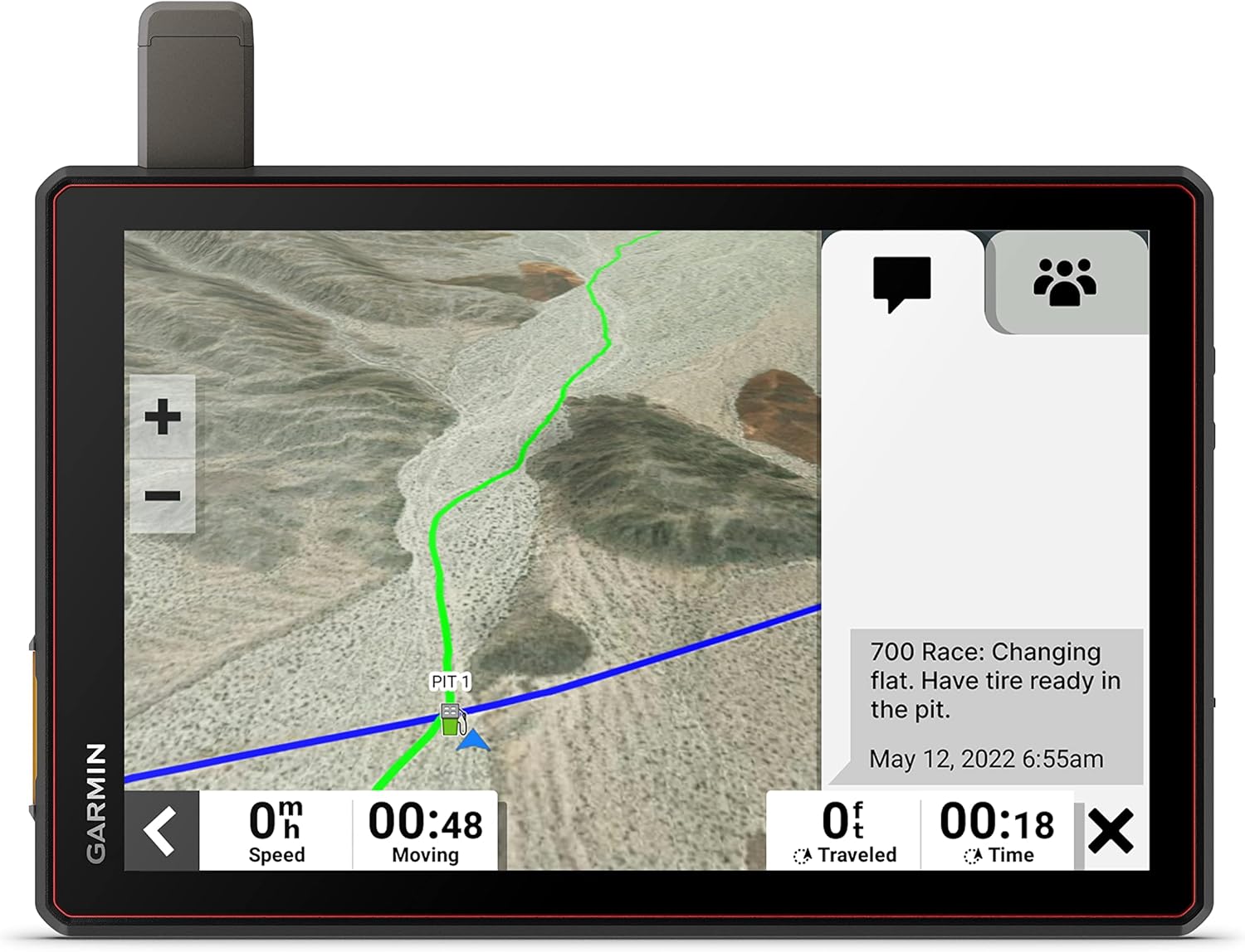 Garmin Tread XL - Baja Chase Edition, Rugged, ultrabright 10” Off-Road Chase Navigator, Portable GPS for Baja Support Trucks, Team Tracking with Built-in inReach Satellite Communication