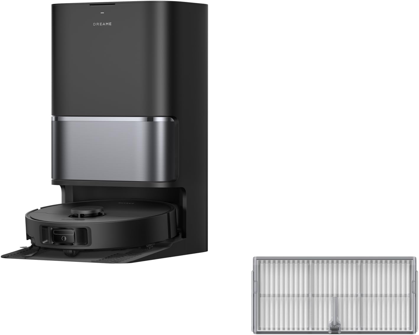 DREAME L40 Ultra Gen 2 Robot Vacuum Cleaner (Black) and Dust Box Filter(1PCS)