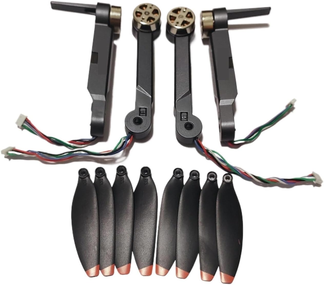 For K918 MAX Drone 4K HD for Aerial Photograph Laser Obstacle Avoidance Foldable RC for Quadcopter Brushless for Motor Arm Propeller(Blade full set arm)