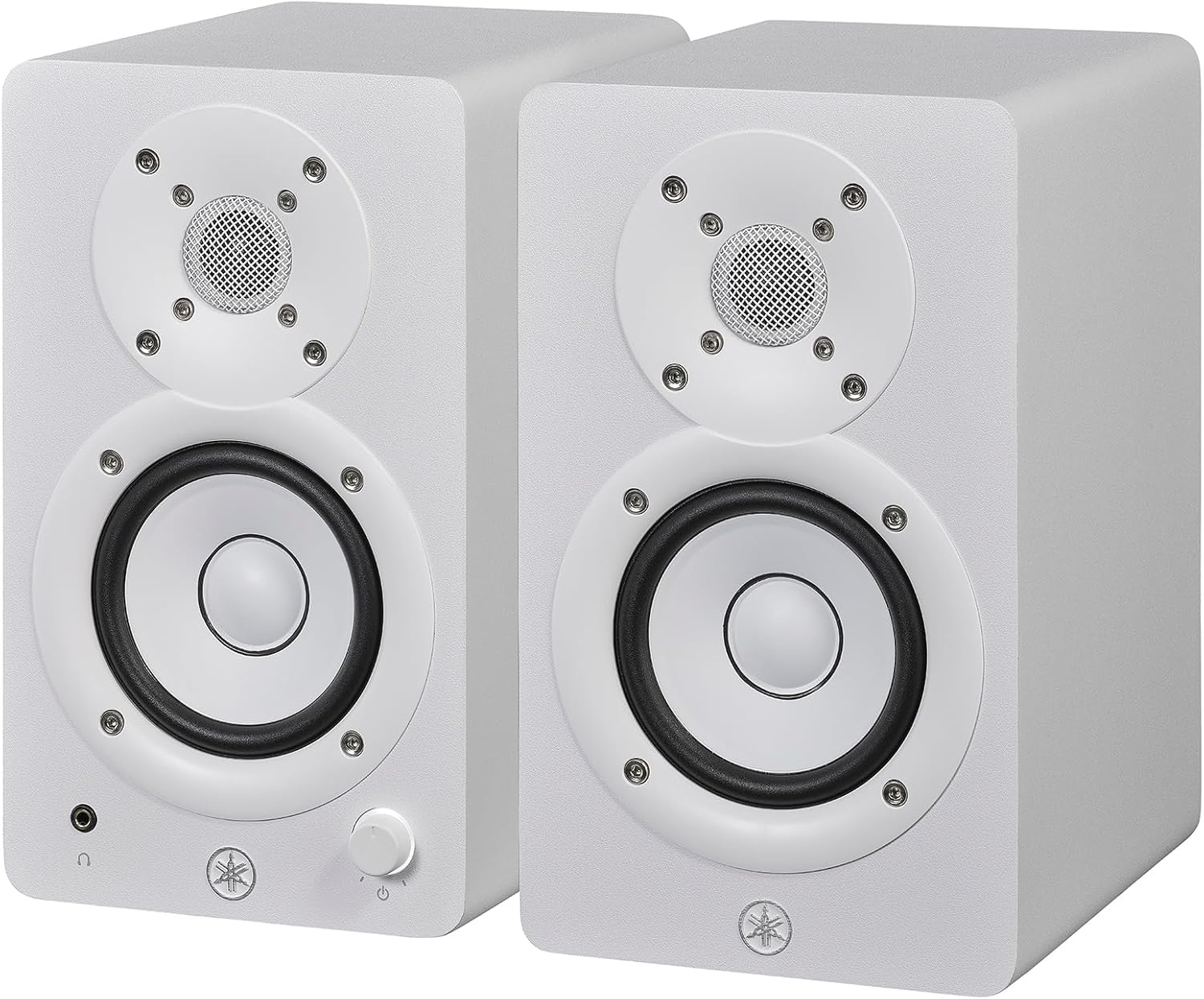 Yamaha HS3 Powered Studio Monitor in White, Pair (HS3 W)